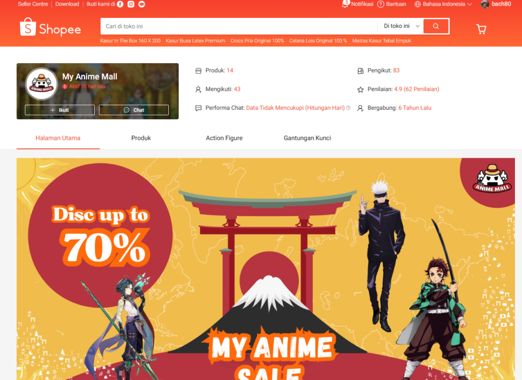 shoppe mal anime