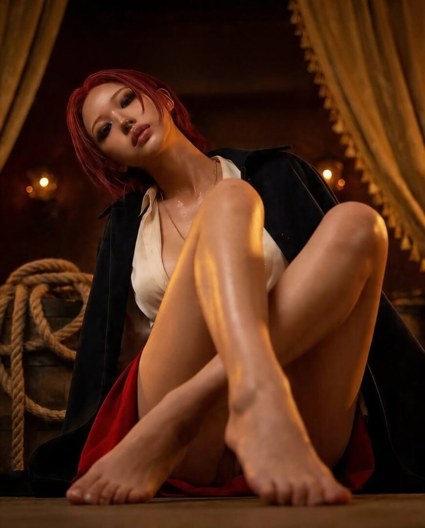 cosplaying shanks from one piece ♥️ (4)