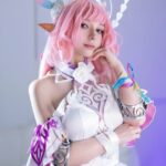 i’m happy to present my cosplay of cyrene from honkai star rail ✨i really wanted to shoot this (2)