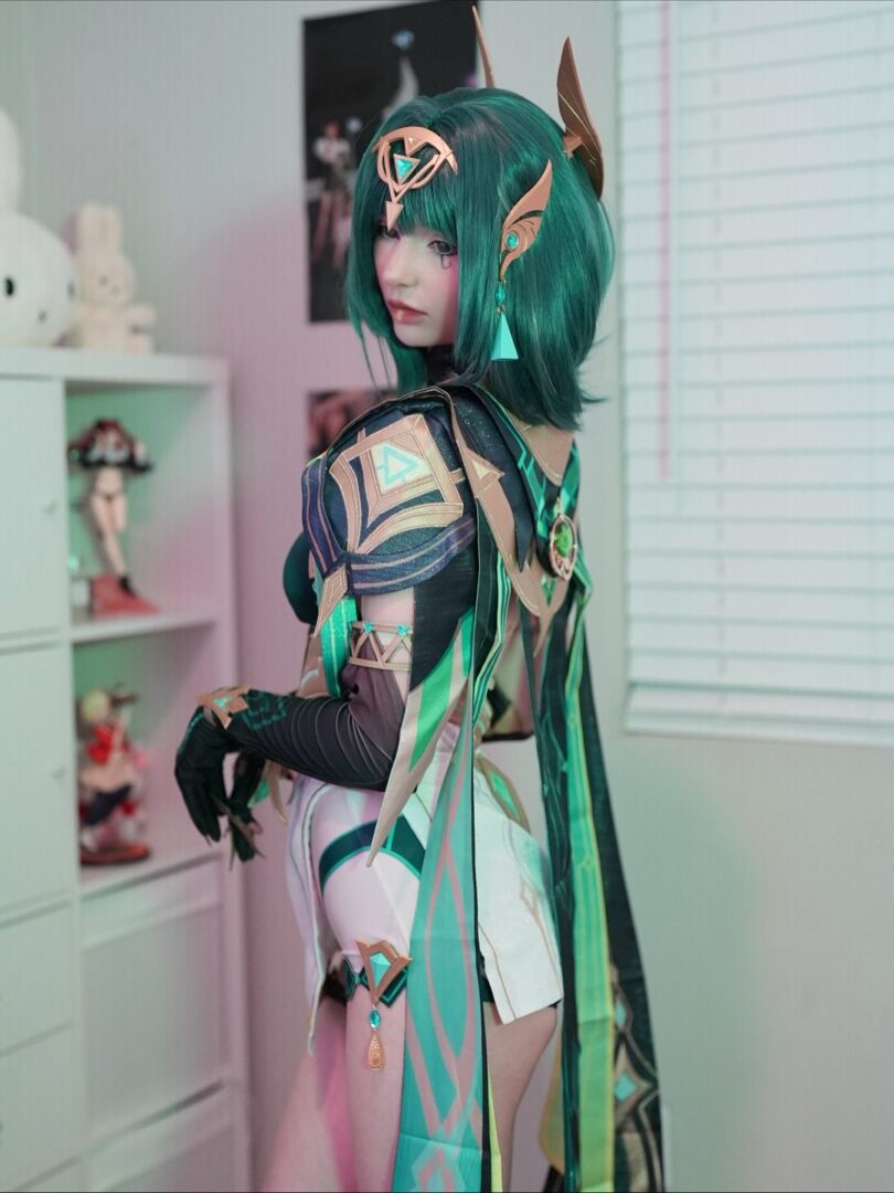 nefer 💚#genshinimpact #cosplay (2)