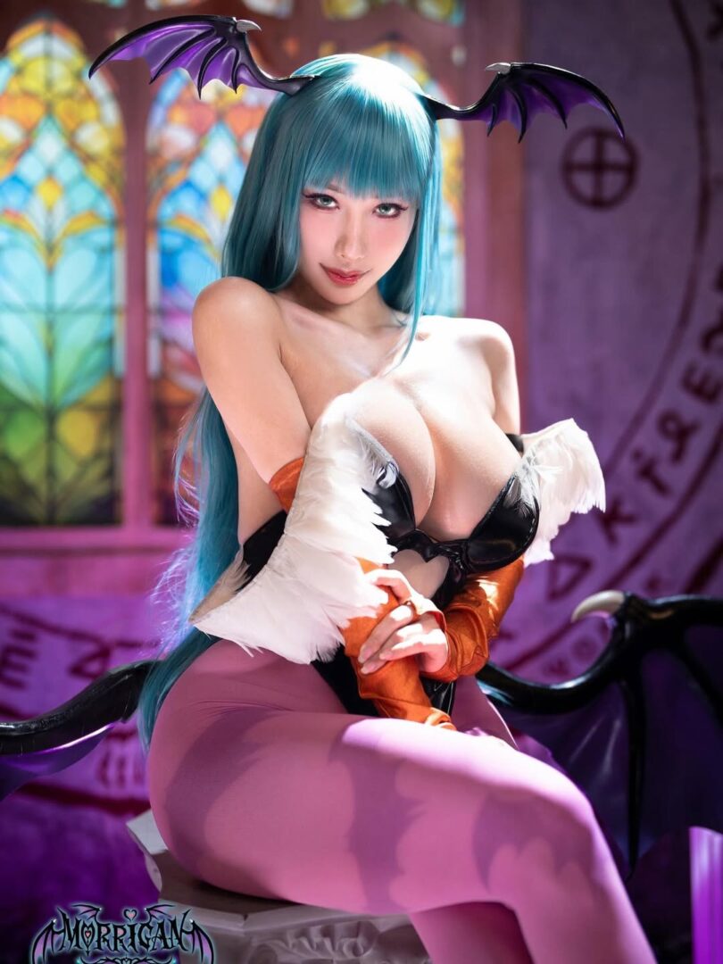✨new ”morrigan“ preorder 🛒 shop in biogot locked in by those eyes😈 morrigan cosplay🍈c107新刊 『 (4)