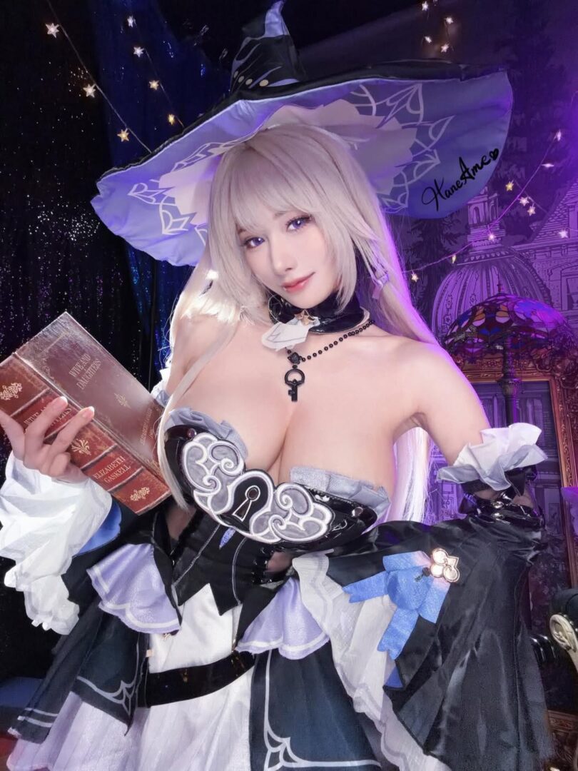 gosh, i look stunning, don’t i ❤️star rail big herta cosplayあら、私って本当に綺麗よね？そうでしょ🥰？スターレイル 大ヘルタ コス (1)