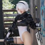 nier automata 2b#nier #niercosplay #cosplay#nierautomata2b #尼尔机械紀元cosplay #ニーアオートマタコスプレ2b #nikk (3)