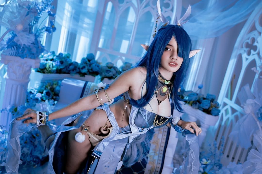 new genshin mommy unlocked 🌙💙🦌..#cosplay #laumacosplay #sgcosplay #lauma #genshinimpactcospla (4)