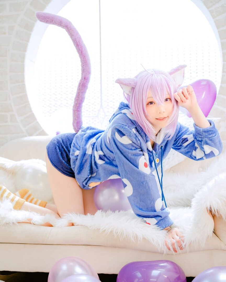💜✨🍙おかゆんお誕生日おめでとう！🥳🎉✨💜#猫の日 #にゃんにゃんにゃんの日#猫又おかゆ生誕祭2025 #絵かゆ#hololive #ホロライブ #nekomataokayu #猫又 (1)