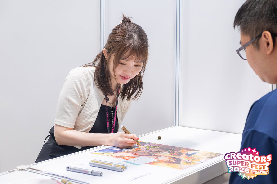 Creators Super Fest Singapore 2026 #csf26 from the stage to the signing table, yukorings @ yukoring day 2 at csf26 was one to reme