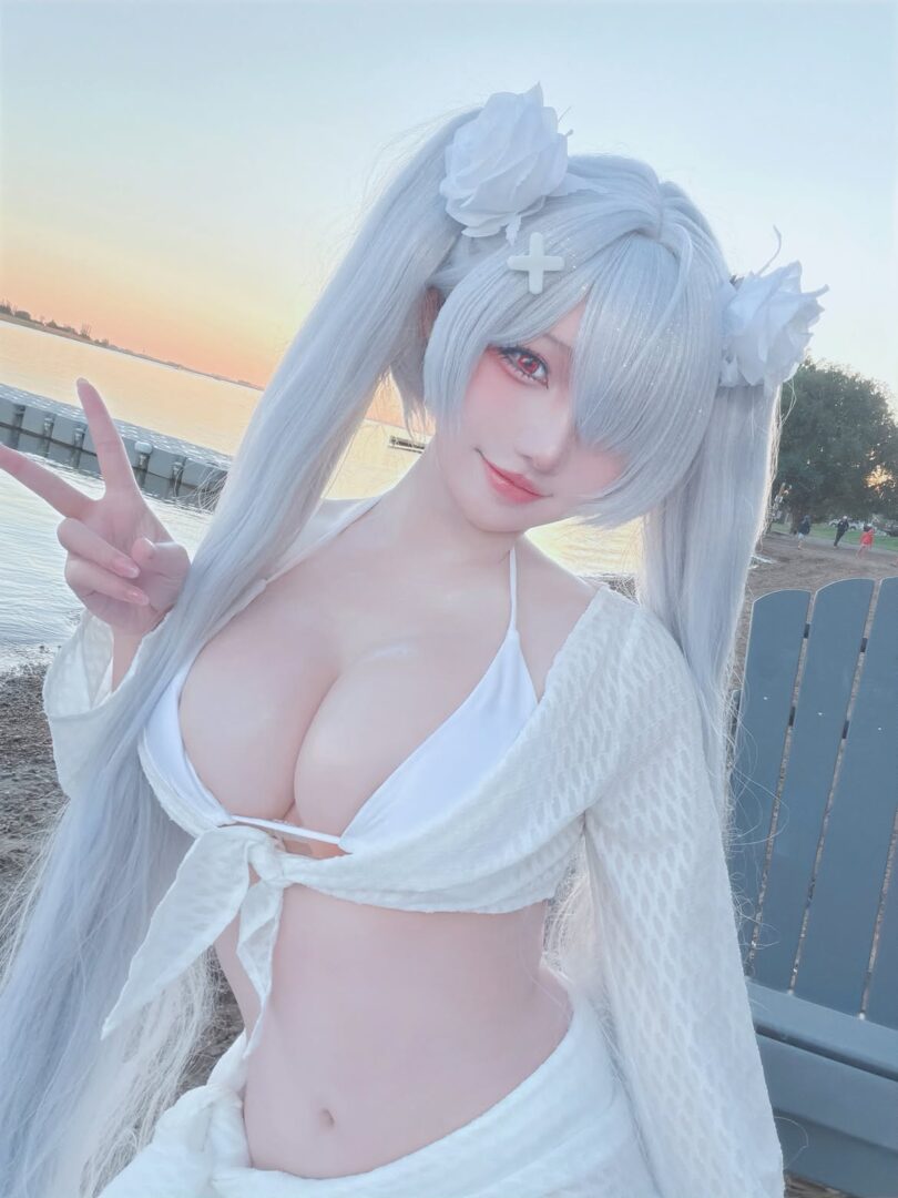 my prince, don’t you think this swimsuit looks perfect on me 🤍王子大人，這樣的我十分美麗對吧？#nikkesummer2026 (1)