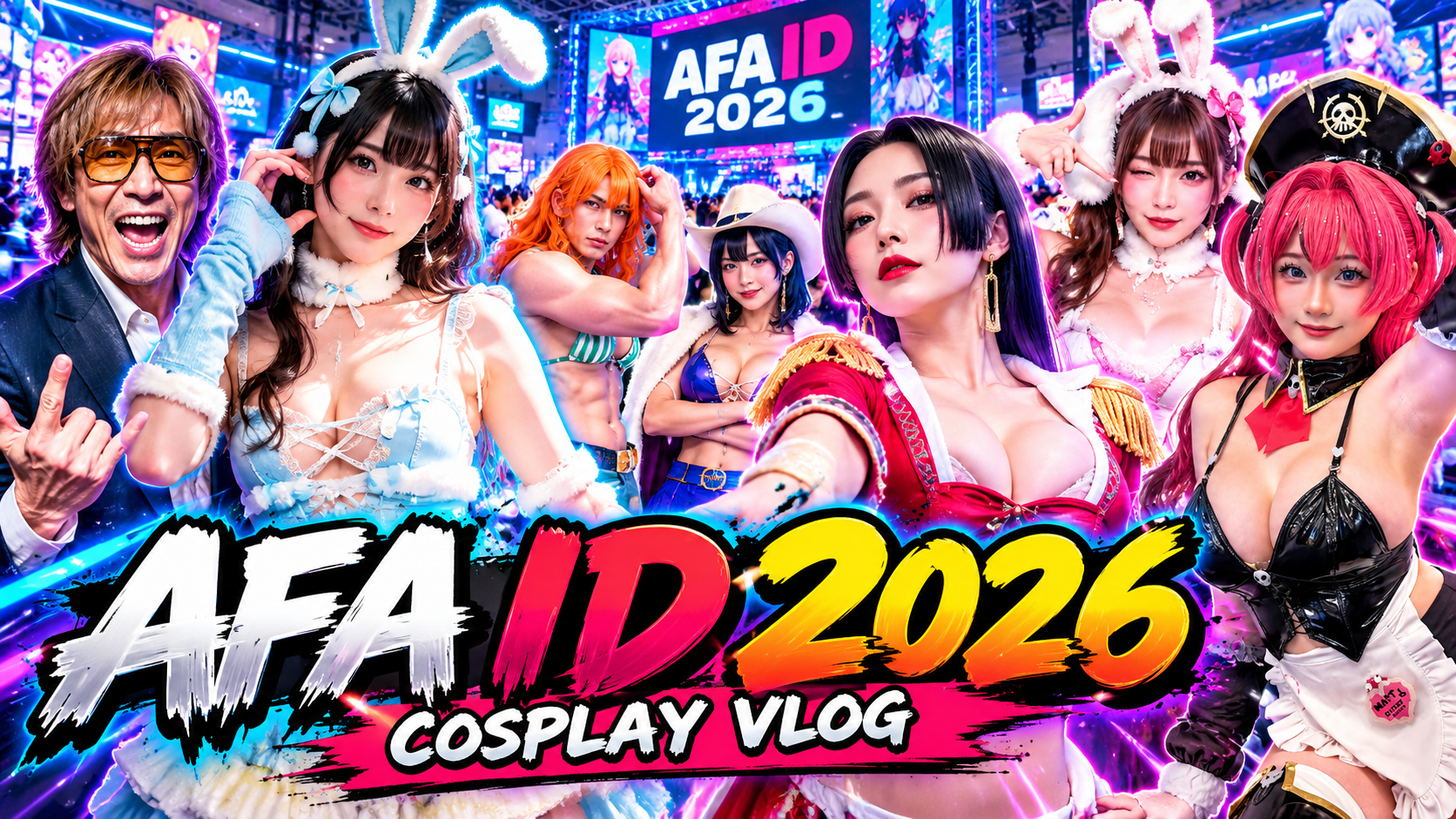 AFA ID 2026 Vlog | KameAam, XiaoYukiko, Cxiela & Dave Roger at ICE BSD